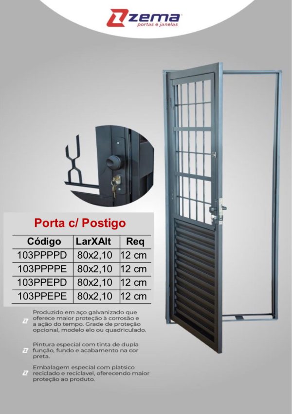 Porta c/ Postigo